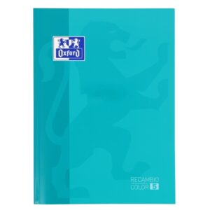 oxford school touch cuaderno de recambio tamaño a4 tapa blanda encolado 5x5 80 hojas