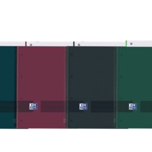 oxford & you europeanbook a4+ tapa extradura cuaderno con 80 hojas tamaño 1 5x5 colores neutros
