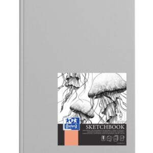oxford artbooks a5 tapa extradura cuaderno cosido para esbozos 96 hojas de 100gr colores surtidos
