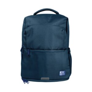 oxford b out mochila 30l tamaño 42x30x15cm bolsillo acolchado asa superior funda para lluvia poliester reciclado rpet color azul marino