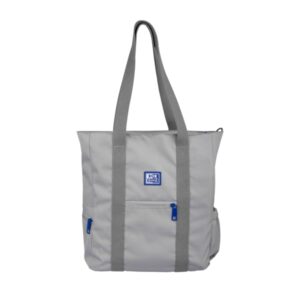 oxford b ready tote bag bolso de tela ecologica poliester reciclado rpet asa larga para bandolera color gris