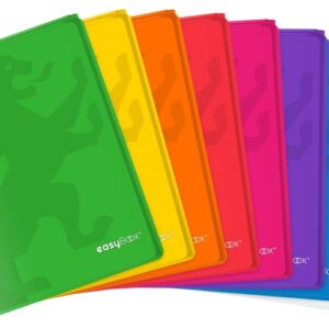 oxford easybook a4 libreta grapada tapa de plastico resistente 1 linea con 2 margenes 48 hojas de papel de alta calidad