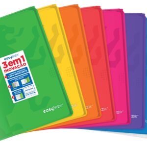 oxford easybook a4 libreta grapada tapa de plastico resistente cuadricula 5x5 con 2 margenes 48 hojas de papel de alta calidad colores surtidos