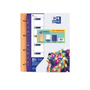 oxford europeanbinder oxfcla a4 carpeta de tamaño a4 incluye 10 fundas transparentes con etiqueta para identificacion