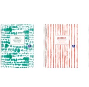 oxford japandi a5+ europeanbook 4 tapa extradura cuaderno con 120 hojas tamaño a5+ 4 modelos diferentes