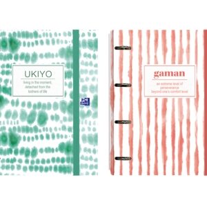 oxford japandi europeanbinder tapa extradura resistente lomo de 45mm anillas 4dx35mm recambio 5x5 incluido 4 modelos vivos