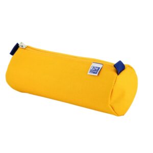 oxford kangoo kids estuche redondo grande resistente poliester color amarillo