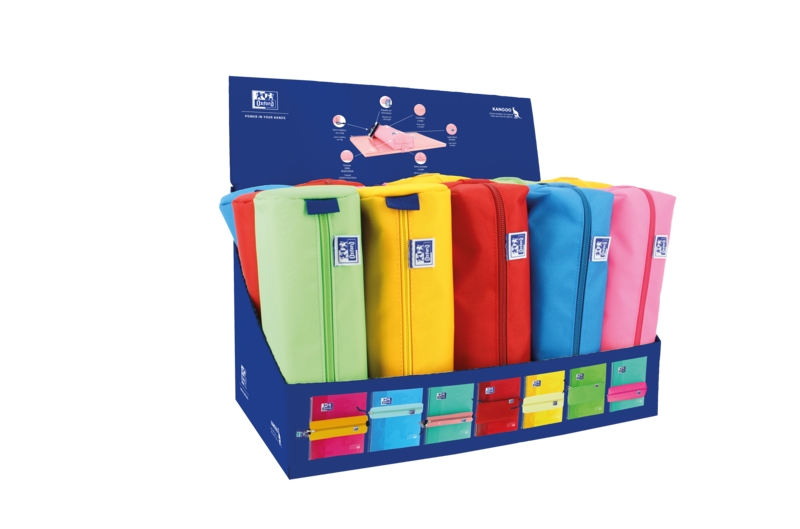 oxford kangoo kids expositor rts 15 unidades tamaño compacto 40x25x24cm ideal para organizar material escolar diseño atractivo para niños