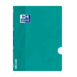 oxford libreta grapada openflex a4 tapa de plastico resistente grapada para mayor durabilidad 1 linea con margen para organizacion 48 hojas de papel de alta calidad