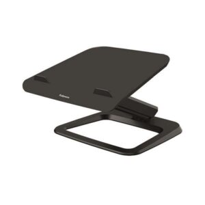 fellowes hana lt elevador para portatil hasta 19" sistema de elevacion con muelle a gas giratorio 45º gestion de cables color negro