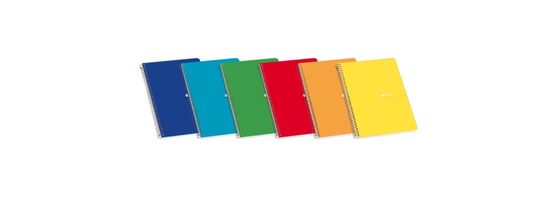 enri cuaderno espiral tapa blanda 16º 4x4 80 hojas tamaño compacto papel de alta calidad ideal para tomar notas y apuntes colores surtidos