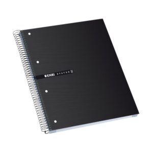 enri status a4+ europeanbook tapa extradura 160 hojas cuadricula 5x5 color negro