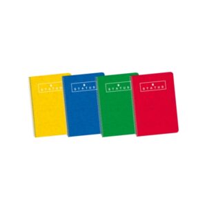 enri status fº tapa dura cuaderno espiral 4x4 con margen 80 hojas surtido resistente tapa dura cuaderno espiral de alta calidad 80 hojas con margen colores surtidos