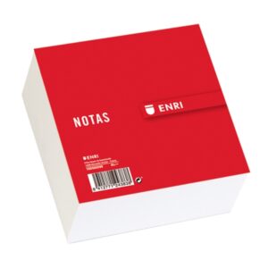 enri taco de notas encolado liso rojo facil de arrancar y pegar