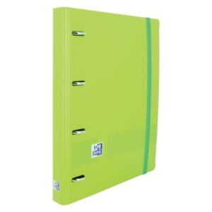 oxford live & go a4+ polyfoam europeanbinder lomo de 45mm anillas de 4dx35mm recambio 5x5 color verde