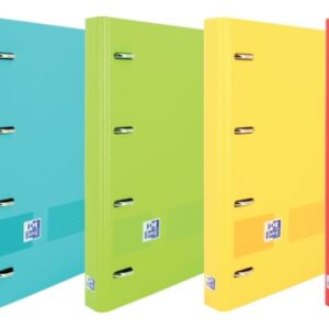 oxford live & go a4+ polyfoam europeanbinder lomo de 45mm anillas de 4dx35mm recambio de 1 linea colores surtidos