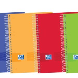 oxford live & go a5+ europeanbook tapa de plastico 120 hojas colores surtidos
