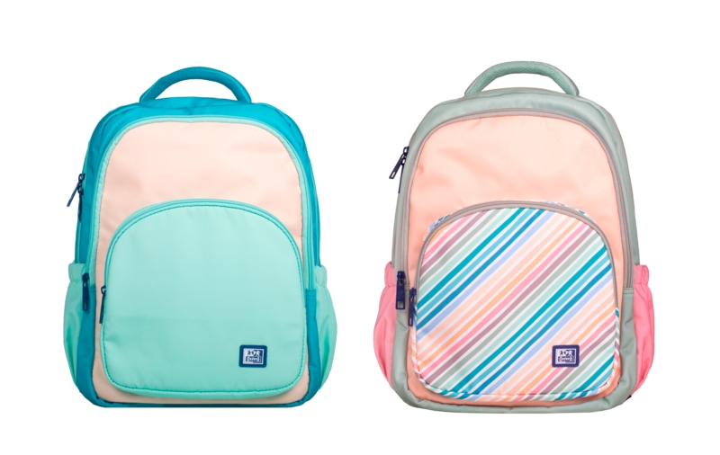 oxford mochila adaptable a trolley colorblock poliester reciclado rpet capacidad 22l 2 modelos disponibles