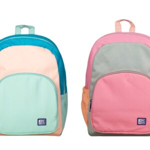 oxford mochila reversible 2 en 1 colorblock poliester reciclado rpet capacidad 18l 2 modelos disponibles