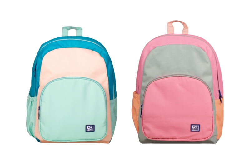 oxford mochila reversible 2 en 1 colorblock poliester reciclado rpet capacidad 18l 2 modelos disponibles