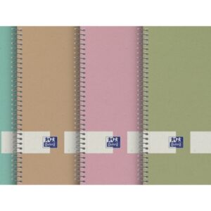 oxford nature europeanbook a5+ tapa dura 5x5 80 hojas tapa dura resistente formato a5+ cuadricula de 5x5 80 hojas