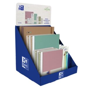 oxford nature expositor sobremesa multiproducto incluye europeanbooks y europeanbinder lapices de colores incluidos diseño ecologico y sostenible ideal para organizar tu escritorio