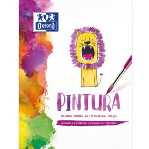 oxford pintura infantil/ocio bloc encolado a3 tapa blanda/contratapa rigida 20 hojas 180gr