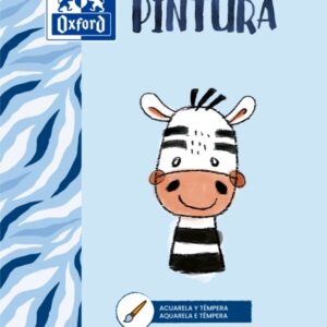 oxford pintura infantil/ocio bloc encolado pintura a4 tapa blanda/contratapa rigida 20 hojas 180gr