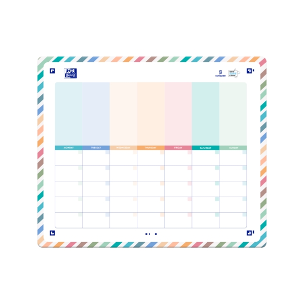 oxford planner magnetico para nevera organiza tu semana con facilidad incluye iman para fijar en la nevera ideal para planificar tareas y eventos