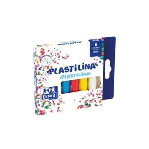 oxford plastilina 6 colores 100gr ideal para modelar y crear figuras textura suave y maleable colores surtidos