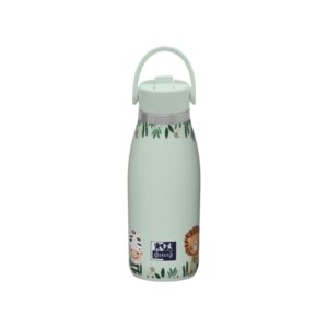 oxford runbott kids botella termo 35cl recubrimiento ceramico interior capacidad de 35cl diseño en verde ideal para niños