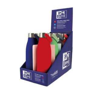 oxford runbott school botella termo 50cl recubrimiento ceramico interior mantiene la temperatura por horas colores surtidos