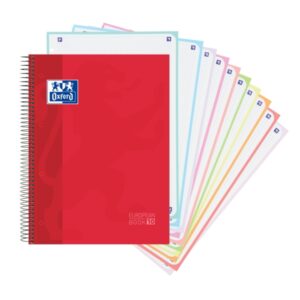 oxford school classic a4+ europeanbook tapa extradura 150 hojas color rojo