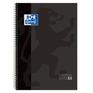 oxford school classic a4+ europeanbook tapa extradura 80 hojas color negro