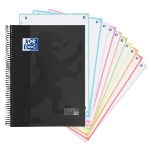 oxford school classic a4+ tapa extradura europeanbook 10 5x5 150 hojas color negro