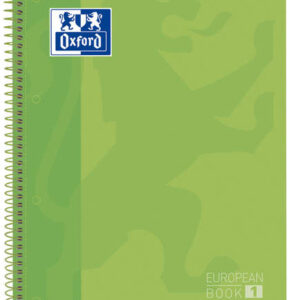 oxford school classic europeanbook 1 a4+ tapa extradura 80 hojas color verde manzana