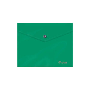 dohe sobre portadocumentos a5 cierre de broche polipropileno opaco 150 micras color verde