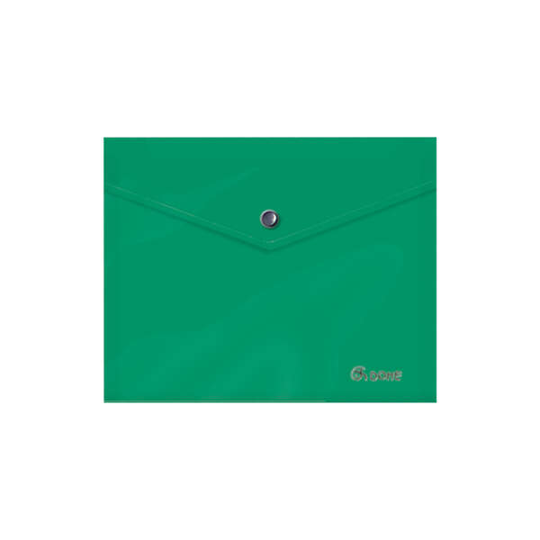 dohe sobre portadocumentos a5 cierre de broche polipropileno opaco 150 micras color verde