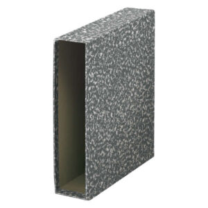 dohe archiclas funda de archivador tamaño folio natural carton forrado con papel impreso color gris jaspeado