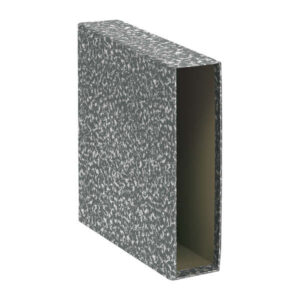 dohe fundas de archivadores tamaño a4 carton forrado con papel impreso para archivador jaspeado gris natural