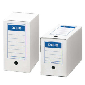 dohe caja de carton de primera calidad montaje rapido y facil color blanco