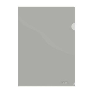 dohe dossier uñero premium tamaño a4 210x297mm fabricado en polipropileno translucido de 180 micras color gris