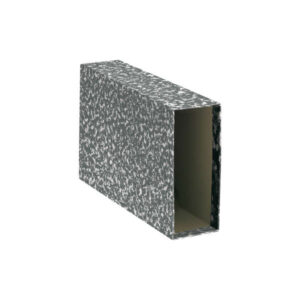 dohe archiclas funda de archivador formato cuarto apaisado medidas 288x215x82mm carton forrado con papel impreso color gris jaspeado