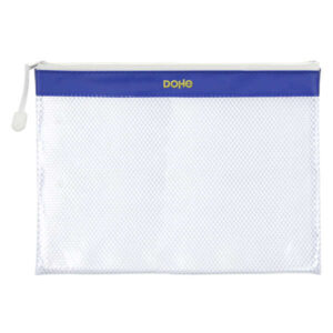 dohe bolsa cremallera pvc 32x24cm ideal para documentos a4
