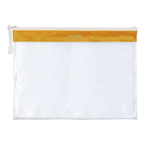 dohe bolsa cremallera pvc 32x24cm ideal para documentos a4