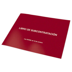dohe libros de subcontratacion din a4 apaisado castellano 10 hojas numeradas hojas autocopiativas