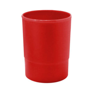 dohe cubilete redondo en poliestireno 100% reciclable apilable 100x100mm ideal para organizar material de oficina