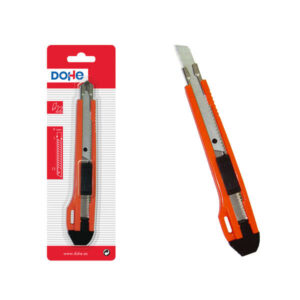dohe cutter resistente de plastico cuchillas tronzables de acero sistema de bloqueo de cuchilla guia metalica