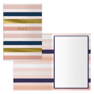 dohe pack de 6 tarjetas de felicitacion 11.5x17cm impresas a todo color estampaciones con pelicula de color estampacion en seco papel offset blanco de 300gr incluye sobre de color