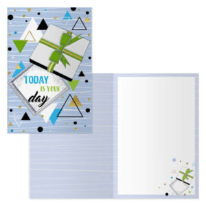 dohe pack de 6 tarjetas de felicitacion dia del padre 11.5x17cm impresion a todo color estampaciones con pelicula de color estampacion en seco papel offset blanco de 300gr incluye sobre de color